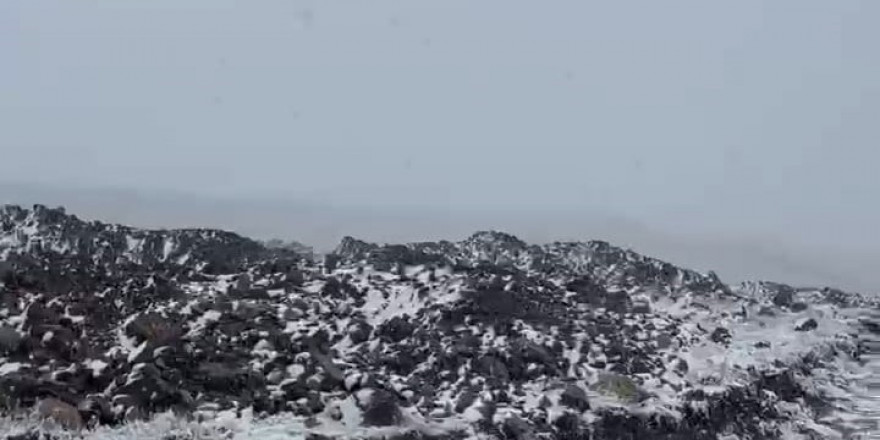 Malatya’da yüksek rakımlı bölgelerde kar yağışı etkili oldu