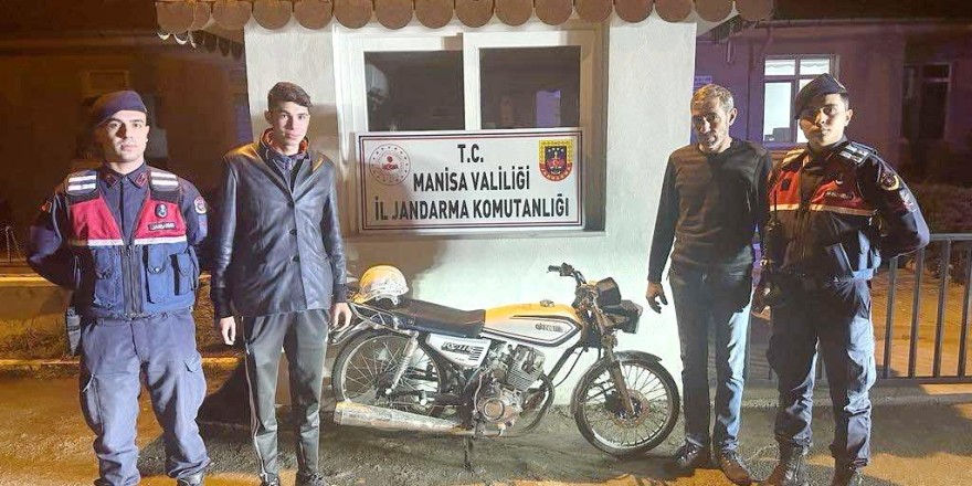 Manisa’da çalıntı motosiklet terk edilmiş halde bulundu