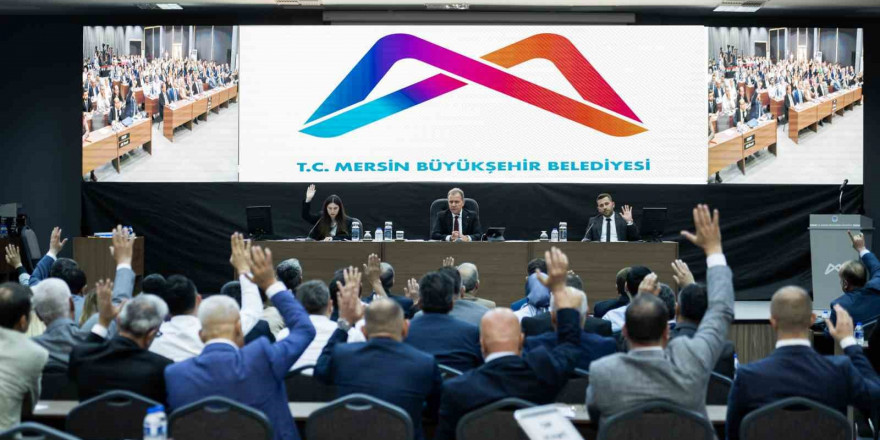 Mersin Büyükşehir Belediyesinin yeni logosu oy çokluğuyla kabul edildi