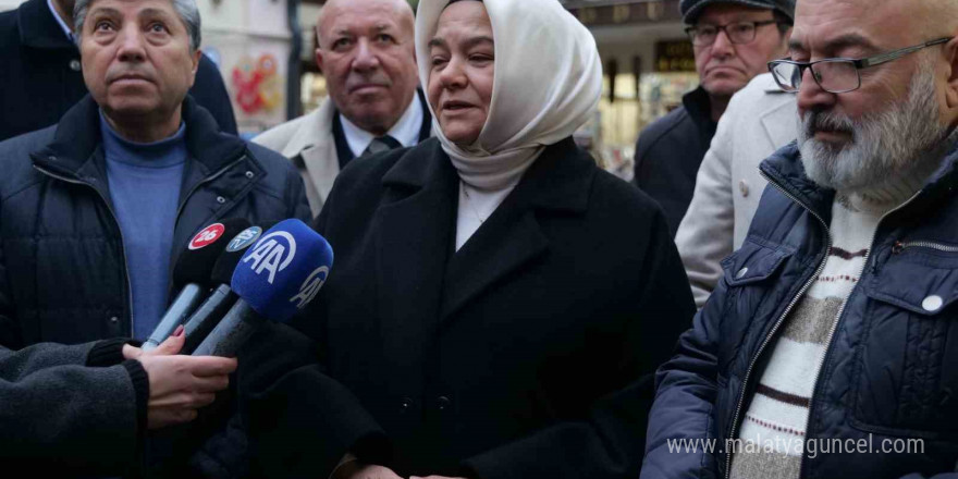 Milletvekili Gürcan, Tarihi Atlıhan Çarşısı’nda esnafın sıkıntılarını dinledi