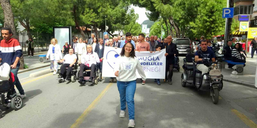 Muğla’da Engelliler Haftası kutlamaları yürüyüş ile başladı