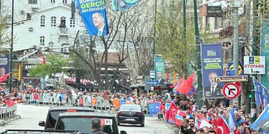 Recep Tayyip Erdoğan’a Bursa morali