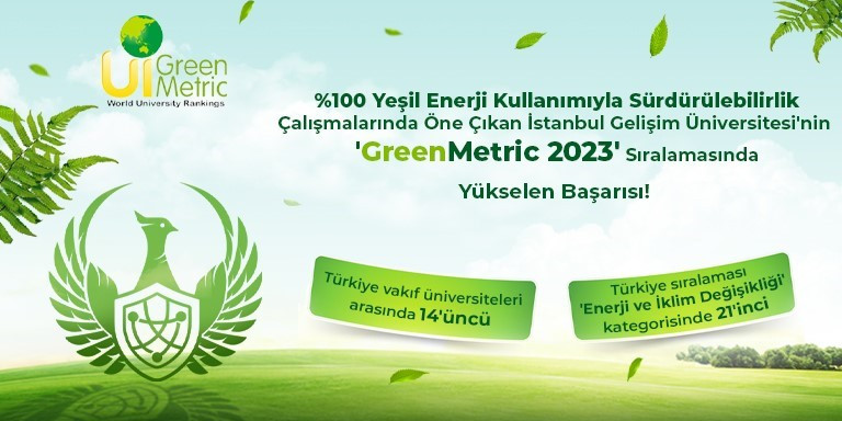 Sürdürülebilirlik çalışmalarıyla öne çıkan İGÜ’den, GreenMetric 2023 başarısı