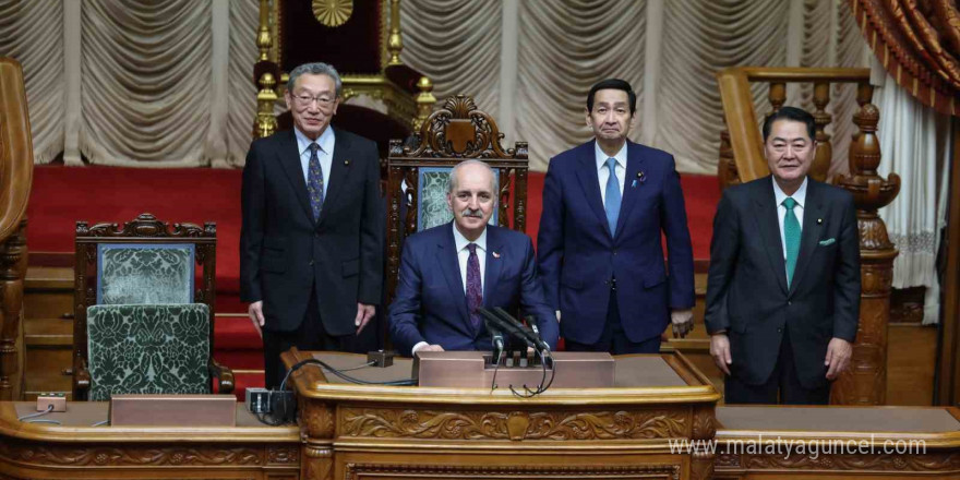 TBMM Başkanı Kurtulmuş, Tokyo’da Japonya Danışma Meclisi Başkanı Sekiguchi ile görüştü