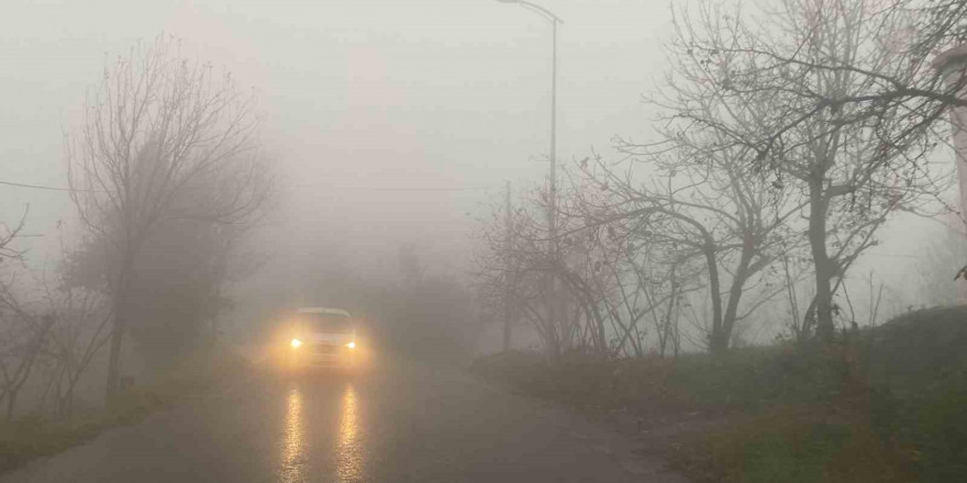 Zonguldak’ta sıcaklık düştü, sis etkili oldu