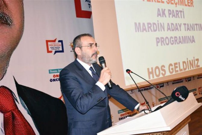 AK Parti Genel Başkan Yardımcısı Mahir Ünal Mardin adaylarını tanıttı
