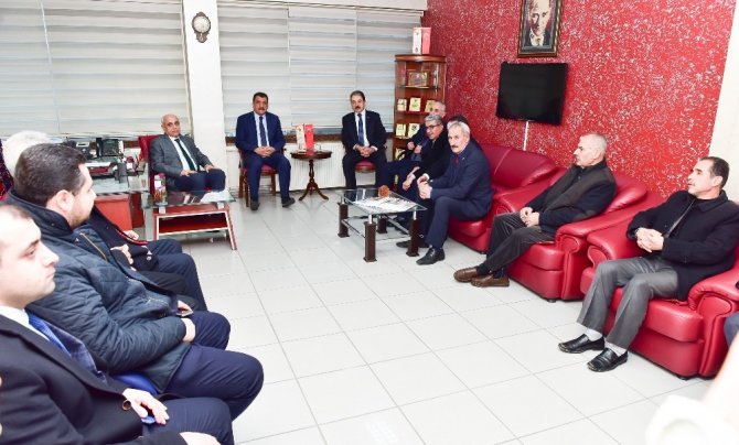 Başkan Gürkan, esnaf temsilcileri ile istişarede bulundu