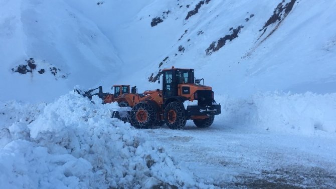 Sincik’te karla mücadele günlerdir devam ediyor