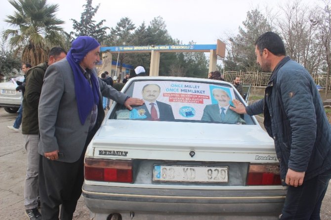 AK Parti Siverek Belediye Başkan adayına görkemli karşılama