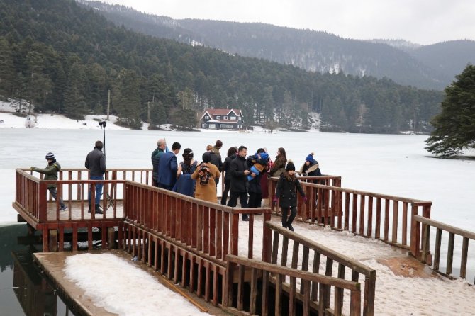 Bolu’da, yarıyıl tatilinde turizm merkezlerine 145 bin tatilci geldi