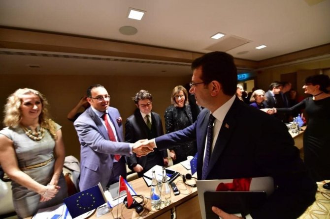 İmamoğlu, AB Türkiye Delegasyonuyla bir araya geldi