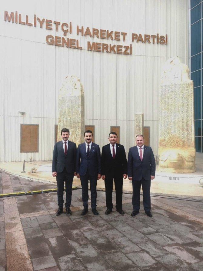 MHP Heyeti, Genel Başkan Devlet Bahçeli’yi ziyaret etti