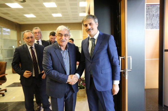 Başkan Alemdar, SAMOB Başkanı Durak’ı ağırladı