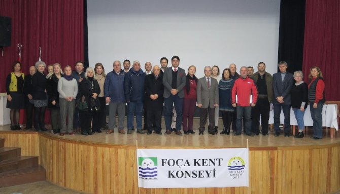 Foça Kent Konseyi, olağan genel kurul için toplandı