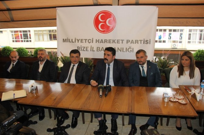 MHP Rize İl Başkanı İhsan Alkan: "Bu yarışta Cumhur İttifakı ruhuna uygun hareket edilmeli"