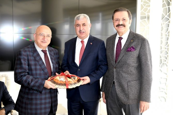 TOBB Başkanı Hisarcıklıoğlu’ndan Polat’a ziyaret
