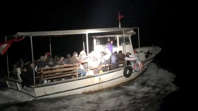 Bodrum’da 46 düzensiz göçmen yakalandı