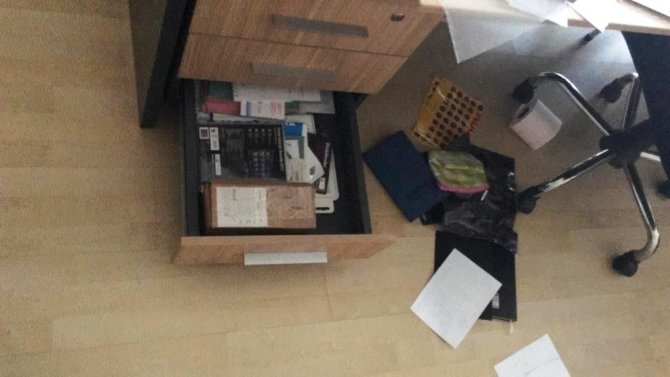 CHP Çan İlçe Başkanı Aydın’ın ofisine giren hırsızlar yakalandı