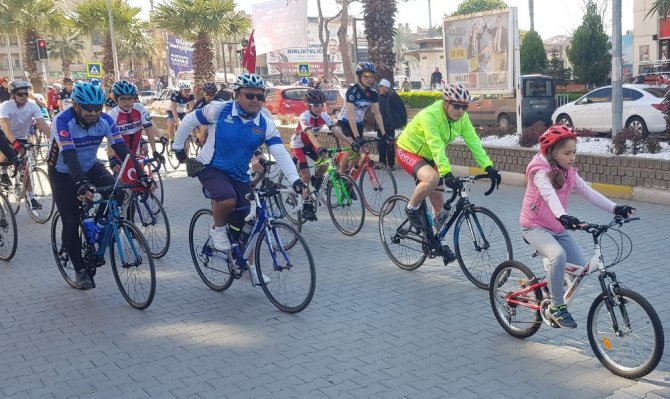 Nazilli’de Çanakkale Şehitleri Anısına Bisiklet Kupası düzenlendi