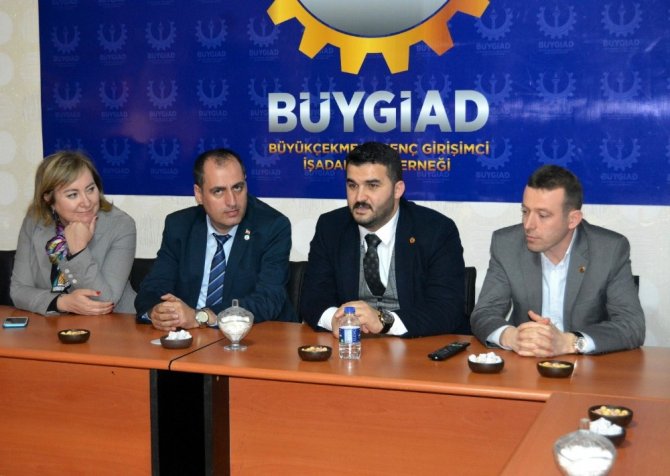 DSP Büyükçekmece Belediye Başkan adayı Şahbaz’dan iş adamlarına ziyaret