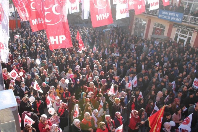 MHP İl Başkanı Yüksel Aydın Tosya’da konuştu
