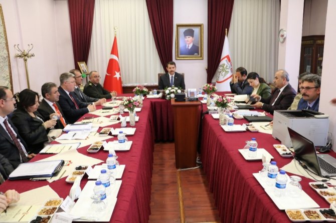 Sivas’ta il seçim güvenliği toplantısı yapıldı