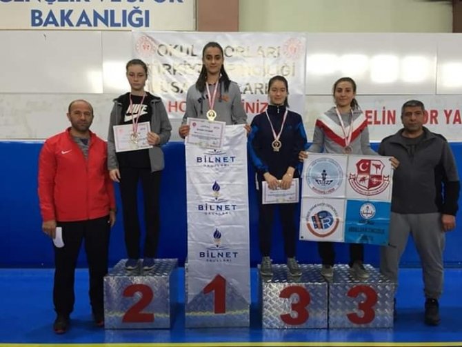 Bilnetli sporcu Türkiye şampiyonu