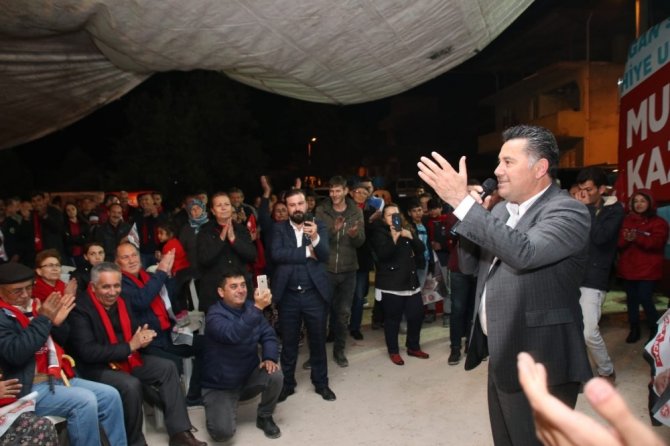 Mehmet Kocadon, Yatağan’ın mahallelerini dolaştı