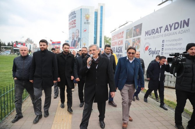 Murat Aydın’dan Beykoz’da dev sevgi yürüyüşü