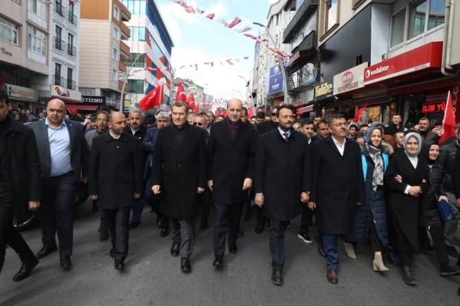 Cumhur İttifakı’nın Zeytinburnu’nda büyük yürüyüşü