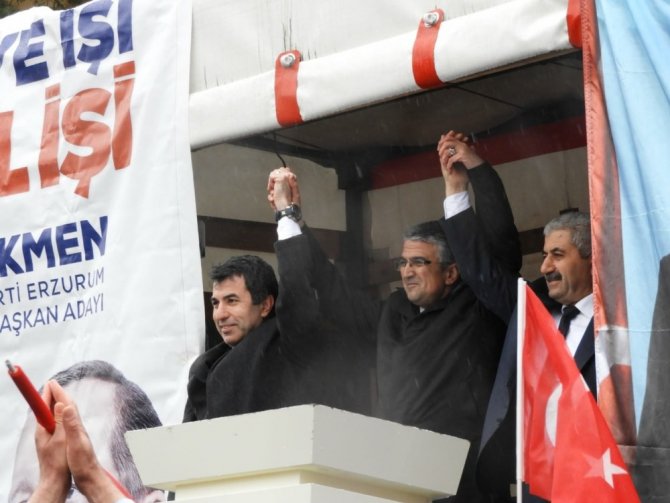 MHP Genel Başkan Yardımcısı Prof. Dr. Kamil Aydın İspir’de cumhur ittifakına destek istedi