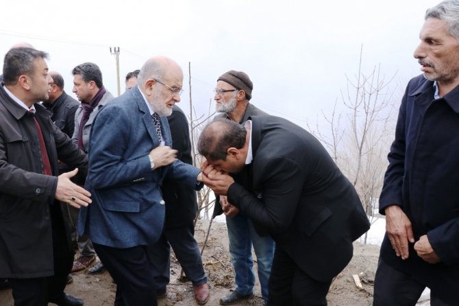 SP Genel Başkanı Karamollaoğlu’ndan başsağlığı ziyareti