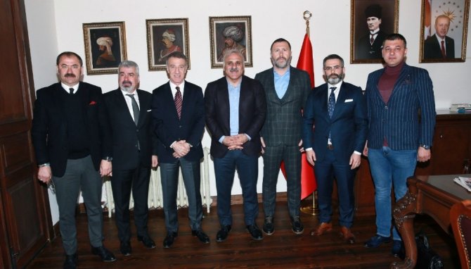 Başkan Ağaoğlu’ndan başkanlara ziyaret