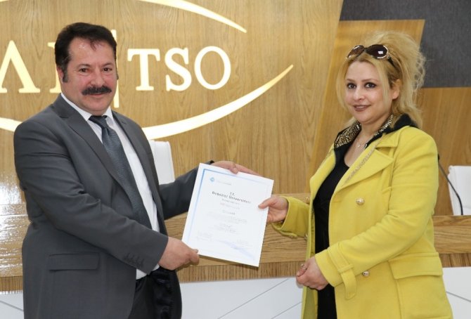 Van TSO’da sertifika töreni