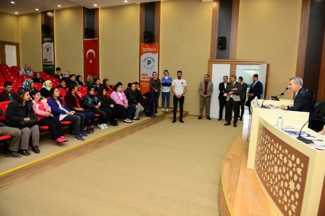 Başkan Çınar özel sporcuları ağırladı