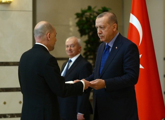 Cumhurbaşkanı Erdoğan, Arjantin Büyükelçisini kabul etti