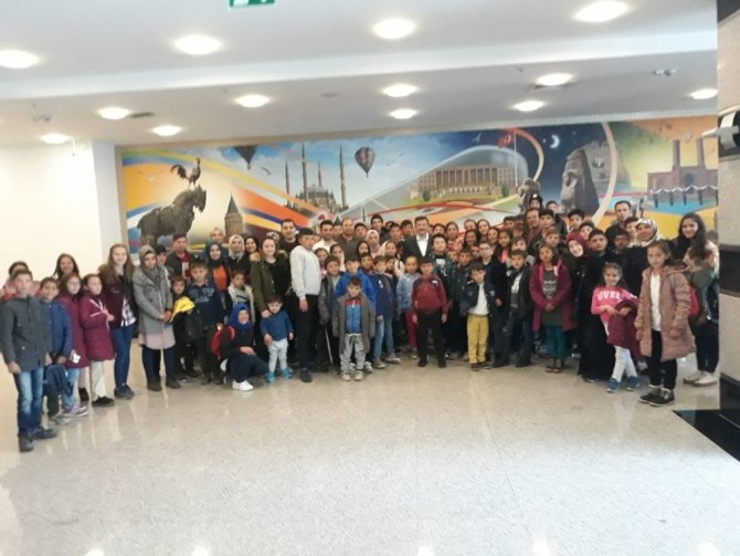 Köy okulundan Ankara’ya ziyaret