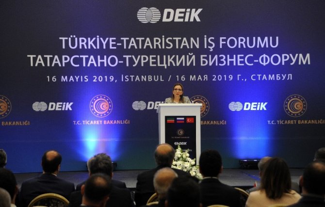 Bakan Pekcan: “Tataristanlı firmaların yatırımlarını desteklemeye hazırız”