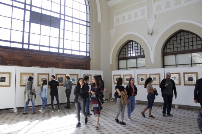 Güzel Sanatlar Fakültesi’nde Uluslararası Mikrokosmos 2018 Baskıresim sergisi açıldı