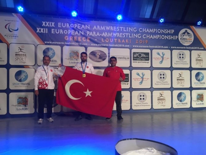 Karaköprü Belediyesporlu sporcu Avrupa şampiyonu oldu