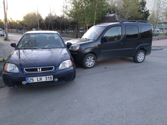 Erzurum’da trafik kazası: 1 yaralı