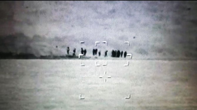 Mülteciler Termal kameraya yakalandı