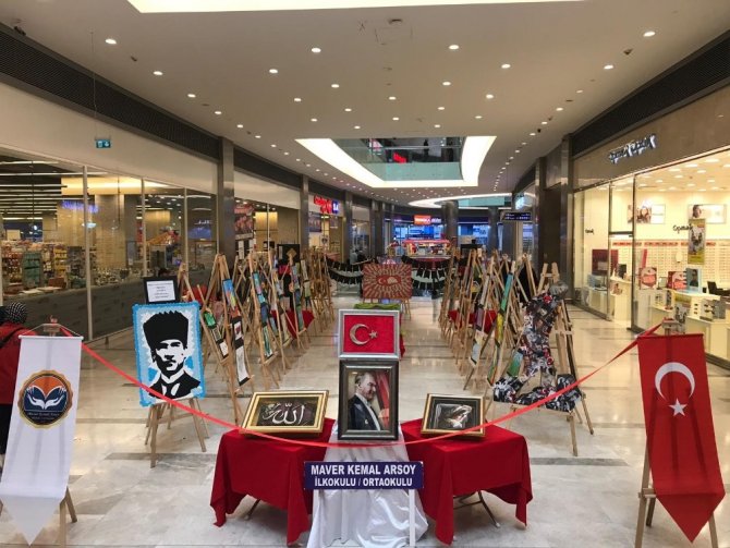 Park Afyon AVM’de resim sergisi açıldı