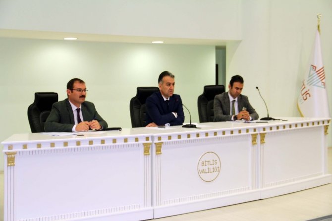 Bitlis’te il idare şube başkanları toplantısı düzenlendi