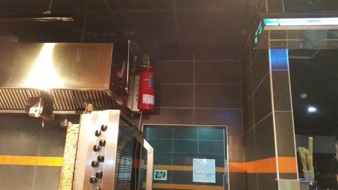 İftar vakti restoranda yangın tüpü patladı: 1 kişi ağır yaralı