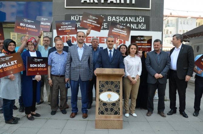 Başkan Muhterem Kılıç: "Demokrasiden asla vazgeçmeyiz"