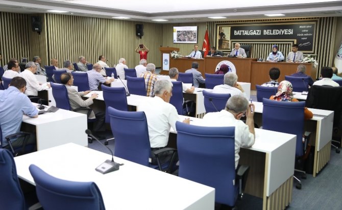 Battalgazi Belediye Meclisi, haziran toplantısını yaptı