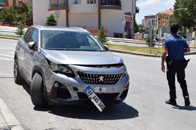 Malatya’da Trafik Kazası: 1 yaralı