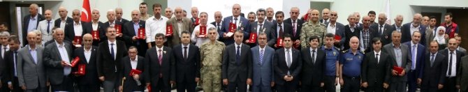 Bitlis’te 35 Kıbrıs gazisine ‘Milli Mücadele Madalyası’ verildi