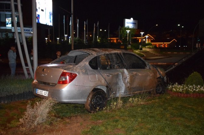 Malatya’da ehliyetsiz sürücü kaza yaptı: 1 yaralı
